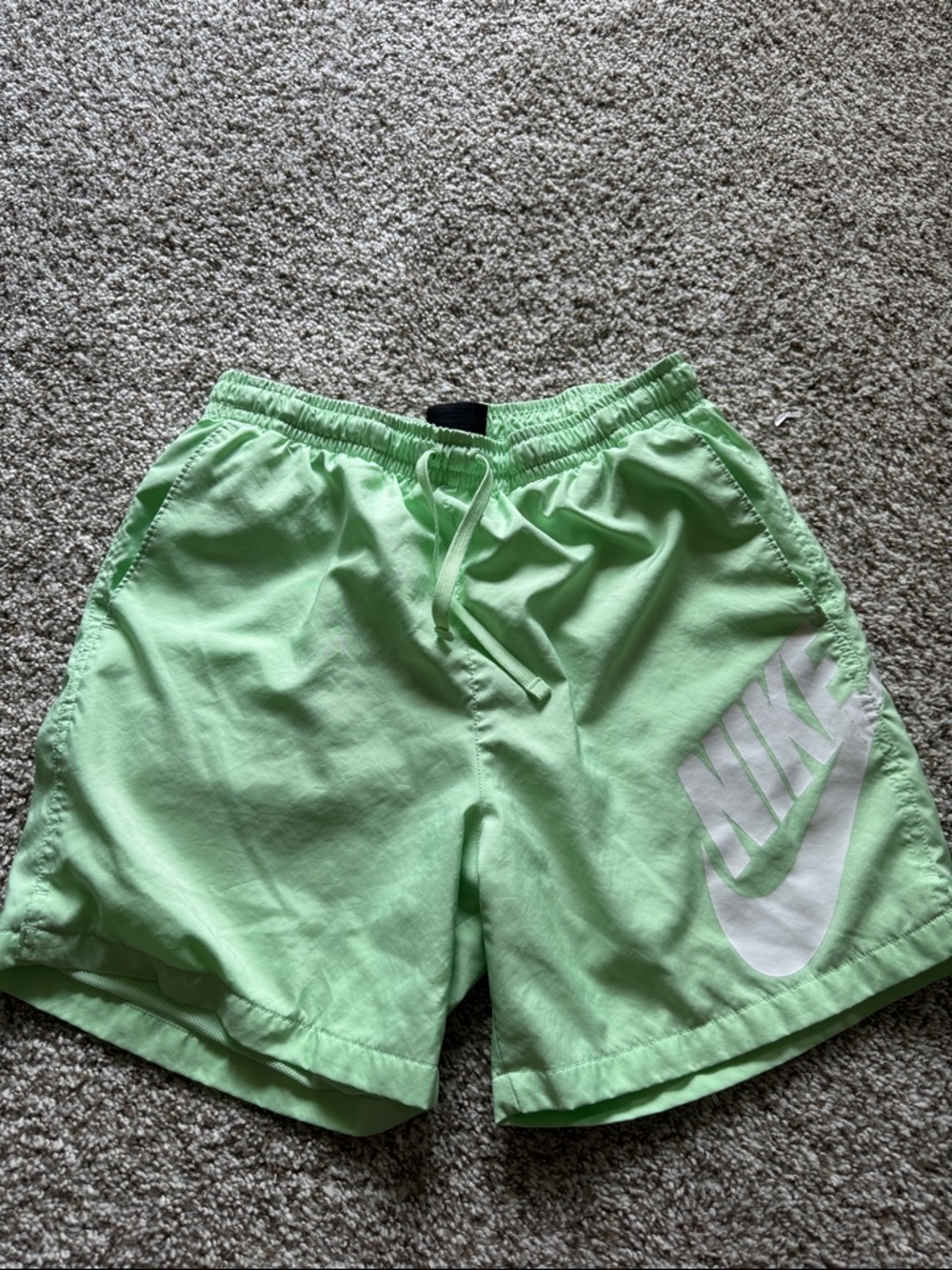 Nike Mint Green Logo Athletic Shorts